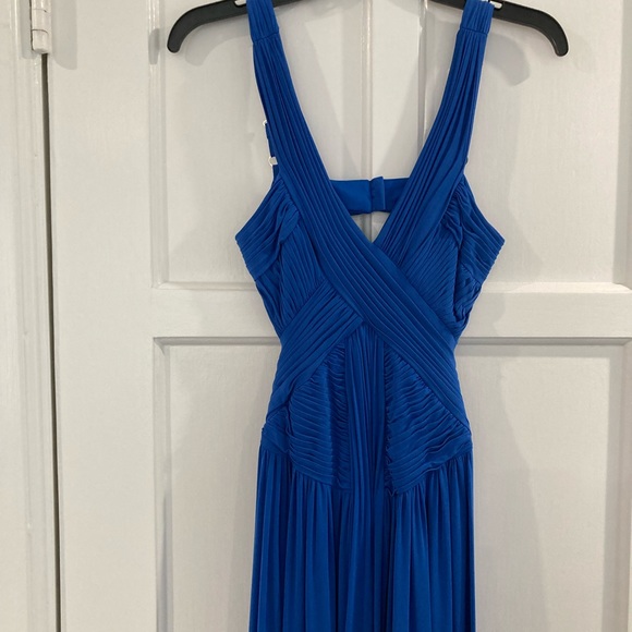 BCBG Maxazria Blue Evening Gown Sz 2 - Picture 2 of 7